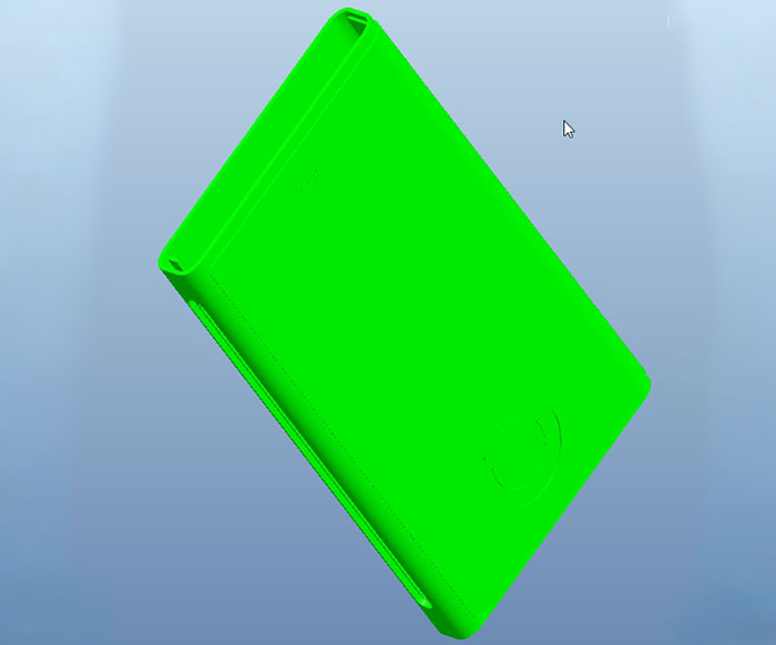 移动电源外壳包胶